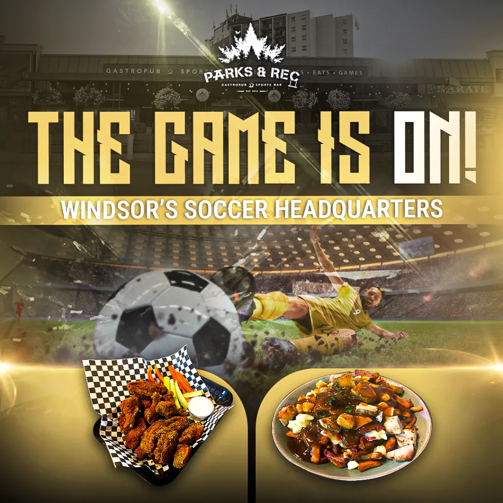 The game is on at Parks & Rec, Windsor's soccer headquarters